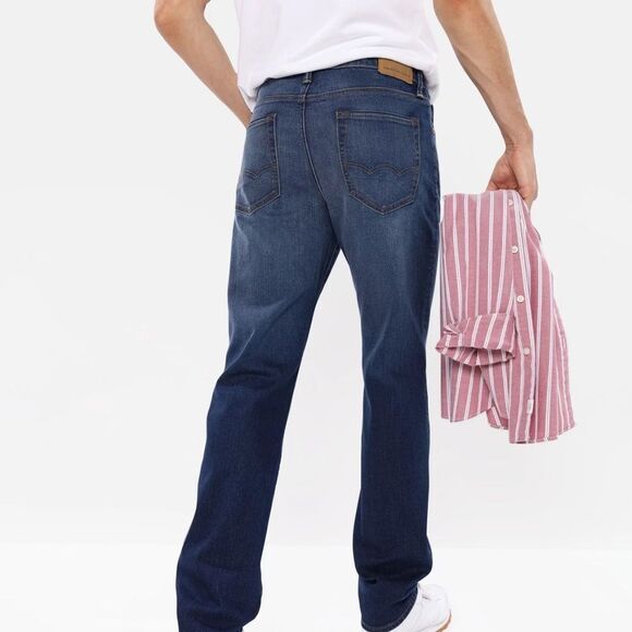 Men’s American Eagle Airflex + Slim Straight Jeans 32 x 34 - Picture 3 of 14